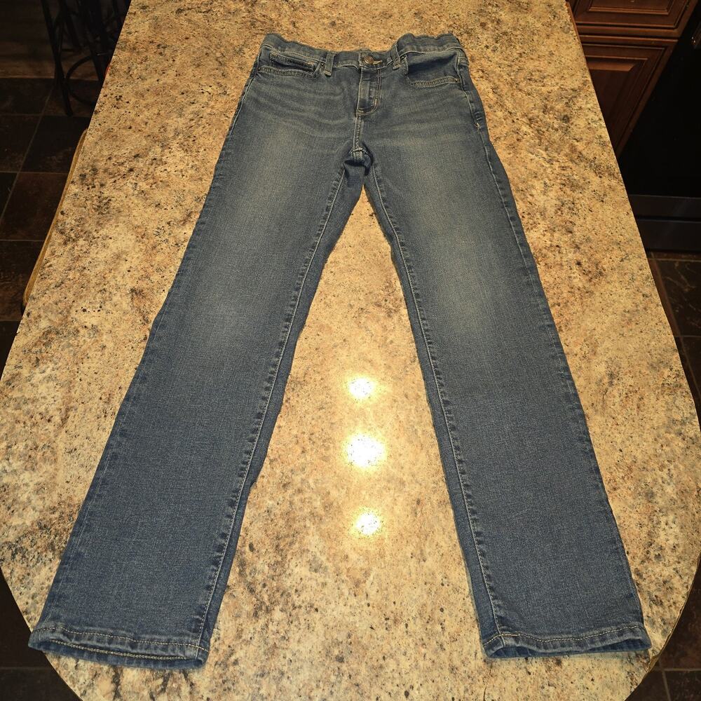 Old Navy Jeans Boy Sz 14‎ Slim Pants Flex 360 Comfort Stretch Adjust Waist Denim